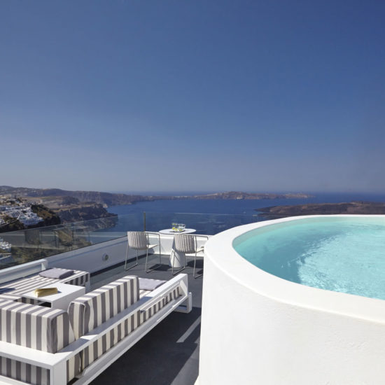 santorini villas