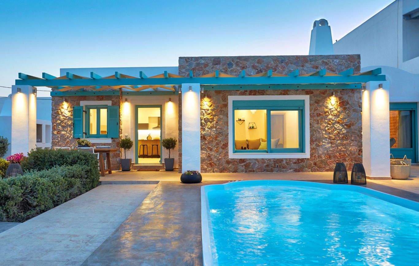 santorini family villas